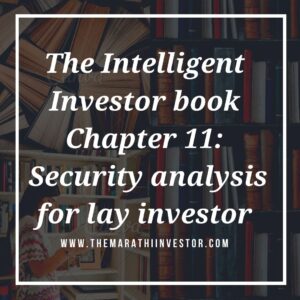 Intelligent Investor: Chapter 11