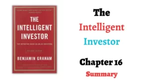 The Intelligent Investor chapter 16