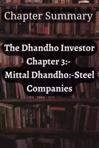 Steel Companies: Mittal Dhandho