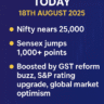Stock Market Today (18th August 2025)